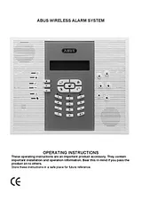 ABUS Privest Wireless Alarm Base Set, DE FU9000 Ficha De Dados