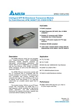 Delta Electronics SPBD-155F4J1RD Manual Do Utilizador