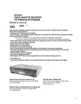 Hitachi FX632A Manual Do Utilizador