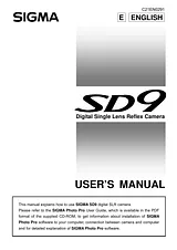 Sigma C21EN0291 Manual De Usuario