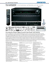 ONKYO TX-NR5009 TX-NR5009S 产品宣传页