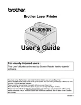 Brother HL-8050N Инструкции Пользователя