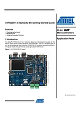 Atmel Evaluation Board AT32UC3C-EK AT32UC3C-EK 데이터 시트