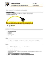 Lappkabel Current Cable [ PG plug - Cable, open-ended] Yellow 0.9 m 73220860 73220860 Data Sheet
