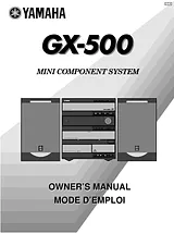 Yamaha GX500 Manuel D’Utilisation