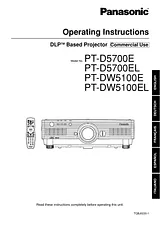 Panasonic PT-DW5100EL Bedienungsanleitung
