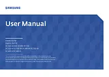 Samsung DM55E Manual Do Utilizador