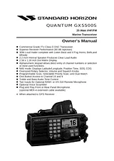 Standard Horizon Gx5500s Benutzerhandbuch