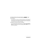 Motorola Mobility LLC P56LU2 Справочник Пользователя