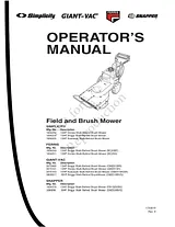 Snapper GM2513BS User Manual
