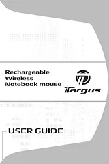 Targus Rechargeable Wireless Notebook Mouse Manuel D’Utilisation