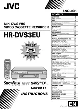 JVC HR-DVS3EU Справочник Пользователя