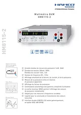 Hameg HM8115-2 Digital-Multimeter, DMM, LED 25-8115-0200 Data Sheet