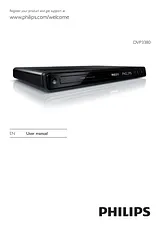 Philips DVP3380/12 Справочник Пользователя