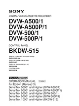 Sony BKDW-515 User Manual