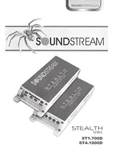 Soundstream Stealth ST4.1000D 사용자 매뉴얼