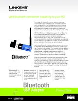 Linksys Bluetooth USB Adapter KITYR221 Folheto