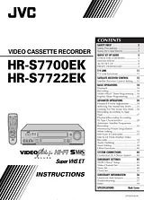 JVC HR-S7700EK Manual Do Utilizador