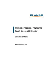 Planar PT1745R Manuale Utente
