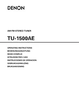 Denon TU-1500AE User Manual