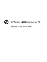 HP (Hewlett-Packard) TX2500 ユーザーズマニュアル