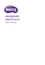Benq Dlp Projector MX520 User Manual