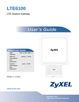 ZyXEL Communications LTE6100 Manuel D’Utilisation