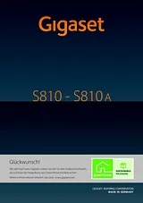 Gigaset S810 A S30852-H2326-B101 Manual Do Utilizador