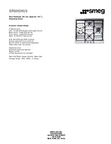 Smeg SR60GHU3 Specification Sheet