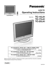 Panasonic tc-14la1 Betriebsanweisung