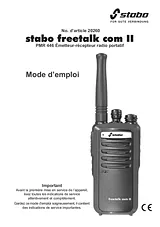 Stabo Freetalk com II N/A PMR Radio 20261 데이터 시트