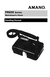 AMANO PR-600 Watchman's Clock Manual Do Utilizador