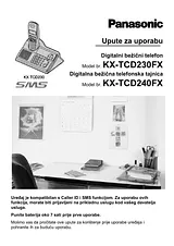 Panasonic kx-tcd240fx Operating Guide