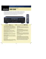 Denon dvd-5900 Broschüre