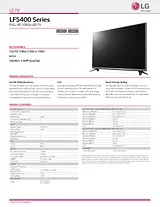 LG 49LF5400 Specification Guide