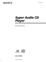 Sony SCD-XB790 User Manual