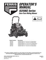 Ferris Industries 5900799 User Manual
