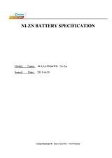Conrad Energy Rechargeable AAA Battery x4 pc(s) NiZn 1.6V 4AAA900mWh1.6V 데이터 시트