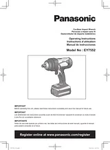 Panasonic EY7552 Справочник Пользователя