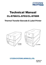 Citizen CL-S703 User Manual
