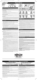 Tripp Lite SMART1000LCD Leaflet