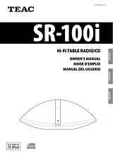 TEAC SR-100I Manual Do Utilizador