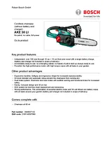 Bosch AKE 30 LI 0600837102 Manual Do Utilizador