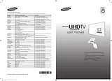 Samsung TV LED 65’’, Incurvé, UHD/4K, Smart TV, 3D, 1000Hz CMR - UE65HU8200 Anleitung Für Quick Setup
