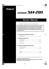 Roland SH-201 ユーザーズマニュアル