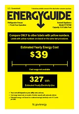 Summit FF1075W Energy Guide