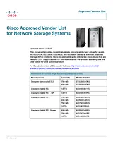 Cisco Cisco HDT Network Storage Hard Drive Trays Références techniques