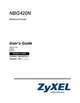 ZyXEL Communications NBG420N Manual De Usuario