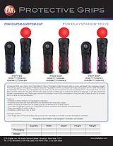CTA Digital Protective Grips for PlayStation Move Controllers PSM-SG Dépliant