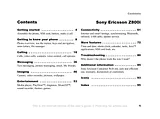 Sony Z800i Справочник Пользователя